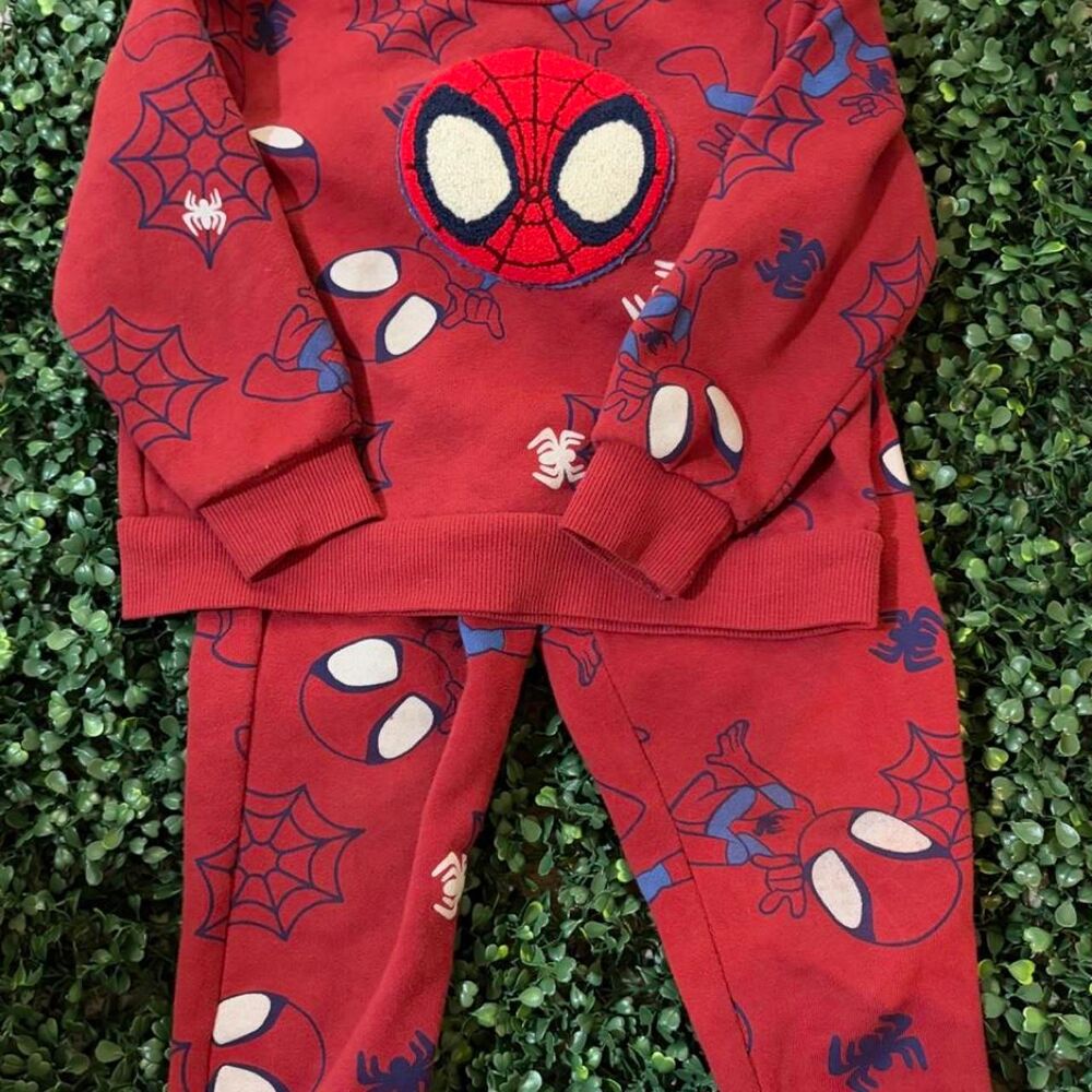 3t marvel spider man red set